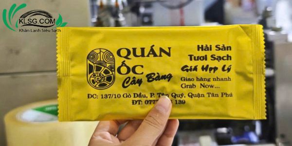Sản xuất khăn lạnh nhanh, đúng tiến độ, đúng yêu cầu