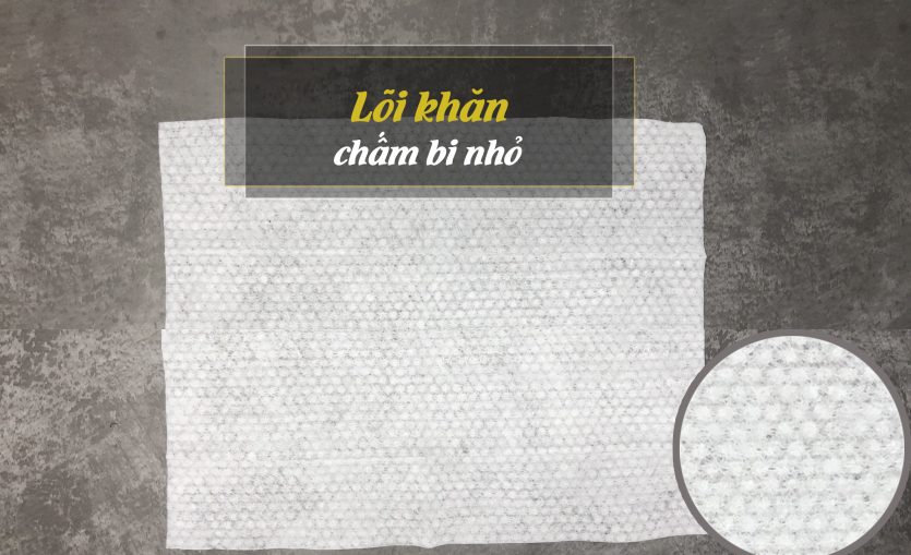 Lõi khăn chấm bi dày